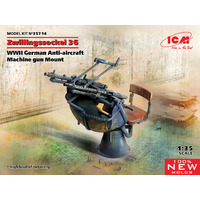 ICM 1/35 Zwillingssockel 36. WWII German AA Machine gun Mount Plastic Model Kit 35714