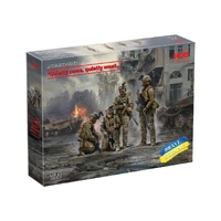 ICM 1/35 "Quietly came quietly went" Special Operations Forces of Ukraine (4 Figures) Plastic Model Kit