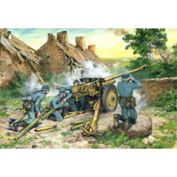 ICM 1/35 7,62 cm Pak 36 (r) with German Crew (4 figures) 35801 Plastic Model Kit