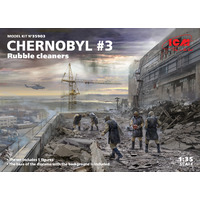 ICM 1/35 Chernobyl #3 Rubble cleaners Plastic Model Kit 35903