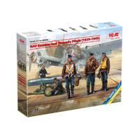 ICM 1/48 RAF Bomber and Torpedo Pilots Plastic Model Kit
