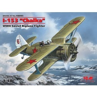 ICM 1/48 I-153 "Chaika", WWII Soviet Biplane Fighter 48095 Plastic Model Kit