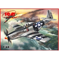 ICM 1/48 Mustang P-51K WWII American Fighter Plastic Model Kit