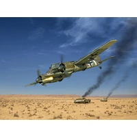 ICM 1/48 Hs 129B-2 WWII German Attack Aircraft Plastic Model Kit