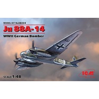 ICM 1/48 Ju 88A-14, WWII German Bomber 48234 Plastic Model Kit