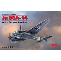 ICM 1/48 Ju 88A-14 WWII German Bomber Plastic Model Kit