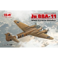 ICM 1/48 Ju 88A-11, WWII German Bomber 48235 Plastic Model Kit