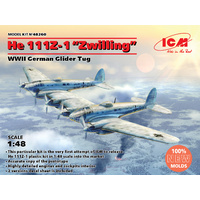 ICM 1/48 Heinkel He-111Z-1 "Zwilling", WWII German Glider Tug Plastic Model Kit