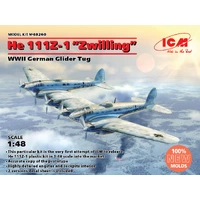 ICM 1/48 He 111Z-1 Zwilling WWII German Glider Tug Plastic Model Kit