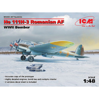 ICM 1/48 He 111 H-3 Romanian AF Bomber Plastic Model Kit 48266