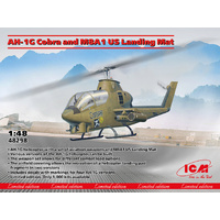ICM 1/48 AH1G Cobra and M8A1 Landing Mat Plastic Model Kit