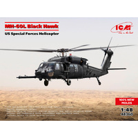 ICM 1/48 MH-60L Black Hawk US Special Forces Helicopter Plastic Model Kit