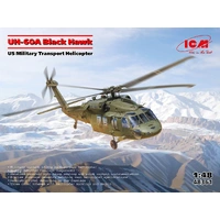 ICM 1/48 UH-60A Black Hawk US Military Transport Helicopter Plastic Model Kit