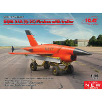 ICM 1/48 BOM-34A (Q-2C) Firebee w/trailer Plastic Model Kit 48401