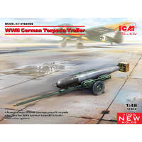 ICM 1/48 WWII German Torpedo Trailer Plastic Model Kit 48404