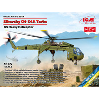 ICM Models 1/35 Sikorsky CH-54 Tarhe US heavy helicopter Plastic Model Kit