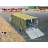 ICM 1/35 Universal Military Pod w/M8A1 U Plastic Model Kit