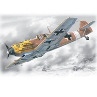 ICM 1/72 Messerschmitt Bf 109E-7/Trop WWII German Fighter Plastic Model Kit