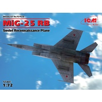 ICM 1/72 MiG-25 RB, Soviet Reconnaissance Plane Plastic Model Kit 72173