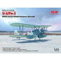 ICM 1/72 U-2/Po-2 Multi-purpose aircraft Plastic Model Kit 72244