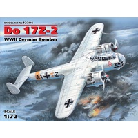 ICM 1/72 Do 17Z-2, WWII German Bomber Plastic Model Kit 72304