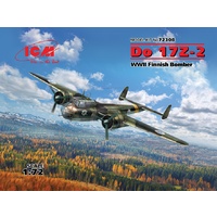 ICM 1/72 Do 17Z-2, WWII Finnish Bomber Plastic Model Kit 72308