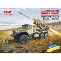 ICM 1/72 BM-21 Grad Plastic Model Kit