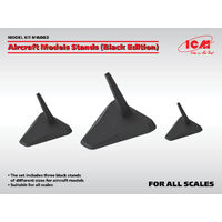 ICM Aircraft models stands (black edition)