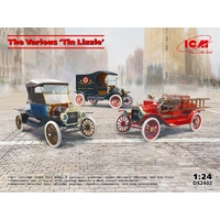 ICM 1/24 The Various 'Tin Lizzie' Plastic Model Kit Diorama Set