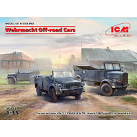 ICM 1/35 Wehrmacht Off-road Cars DS3503 Plastic Model Kit