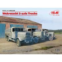 ICM 1/35 Wehrmacht 3-axle trucks Diorama Kit DS3508