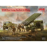 ICM 1/35 WWII Red Army Rocket Artillery BM-13-16 on W.O.T. 8, Model W.O.T. 6 & crew Plastic Model Kit