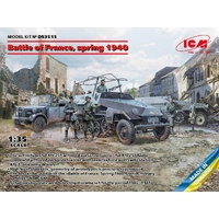 ICM 1/35 Battle of France spring 1940. German combat vehicles Plastic Model Kit Diorama Set