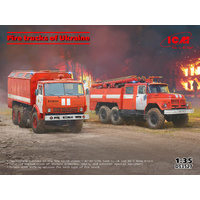 ICM 1/35 Fire Trucks of Ukraine Plastic Model Kit