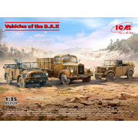 ICM 1/35 Vehicles of the DAK (3) Plastic Model Kit