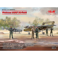 ICM 1/48 Vietnam USAF Airfield Plastic Model Kit DS4803