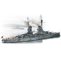 ICM 1/350 "Konig" - WWI German Battleship S001 Plastic Model Kit