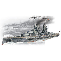 ICM 1/350 "Grober Kurfurst" - WWI German Battleship S002 Plastic Model Kit