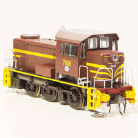 IDR Models HO 7008 Indian Red With Yellow Lining