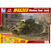 I Love Kit 1/16 M4A3E8 Medium Tank - Early Plastic Model Kit
