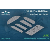 Infinity Models 1/32 SB2C-4 Helldiver control surfaces Plastic Model Kit