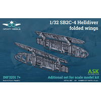 Infinity Models 1/32 SB2C-4 Helldiver folded wings Plastic Model Kit
