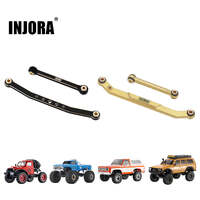 INJORA Brass Steering Links for FMS FCX24 FCX18 - Black Coating Brass