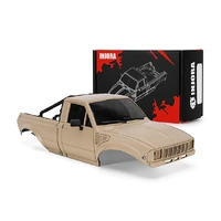 INJORA IR60-24 Pickup Hard Body for 1/24 SCX24 C10 JLU Bronco Base Camp - SAND YELLOW
