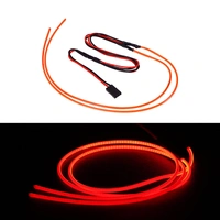 Injora Flexible Cuttable LED Strip Lights for RC Cars - Red