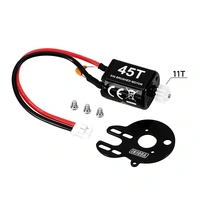 Injora 030 Brushed Motor with Mount for Losi Micro-B Micro-T (45T) - Motor with Plastic Pinion