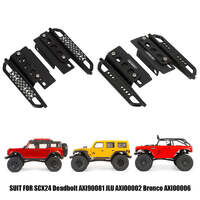 INJORA 2PCS Metal Rock Sliders Side Pedal for Axial SCX24 Jeep Wrangler Deadbolt Bronco - Pedal B