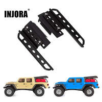 INJORA 2PCS Metal Rock Sliders Side Pedal for Axial SCX24 Jeep Gladiator