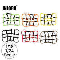 INJORA Mini Elastic Luggage Net Scale Accessories for 1/24 1/18 RC Crawlers - Luggage Net Black