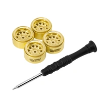 Injora D19 0.7" Brass Beadlock Wheels for 1/30 Axial SCX30 (W7007)